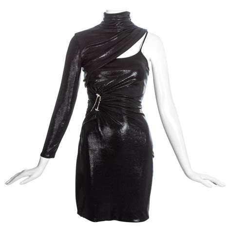 schwarzes kleid versace kopie